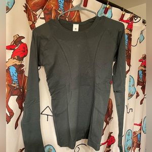 Size medium salty honey olive green long sleeve